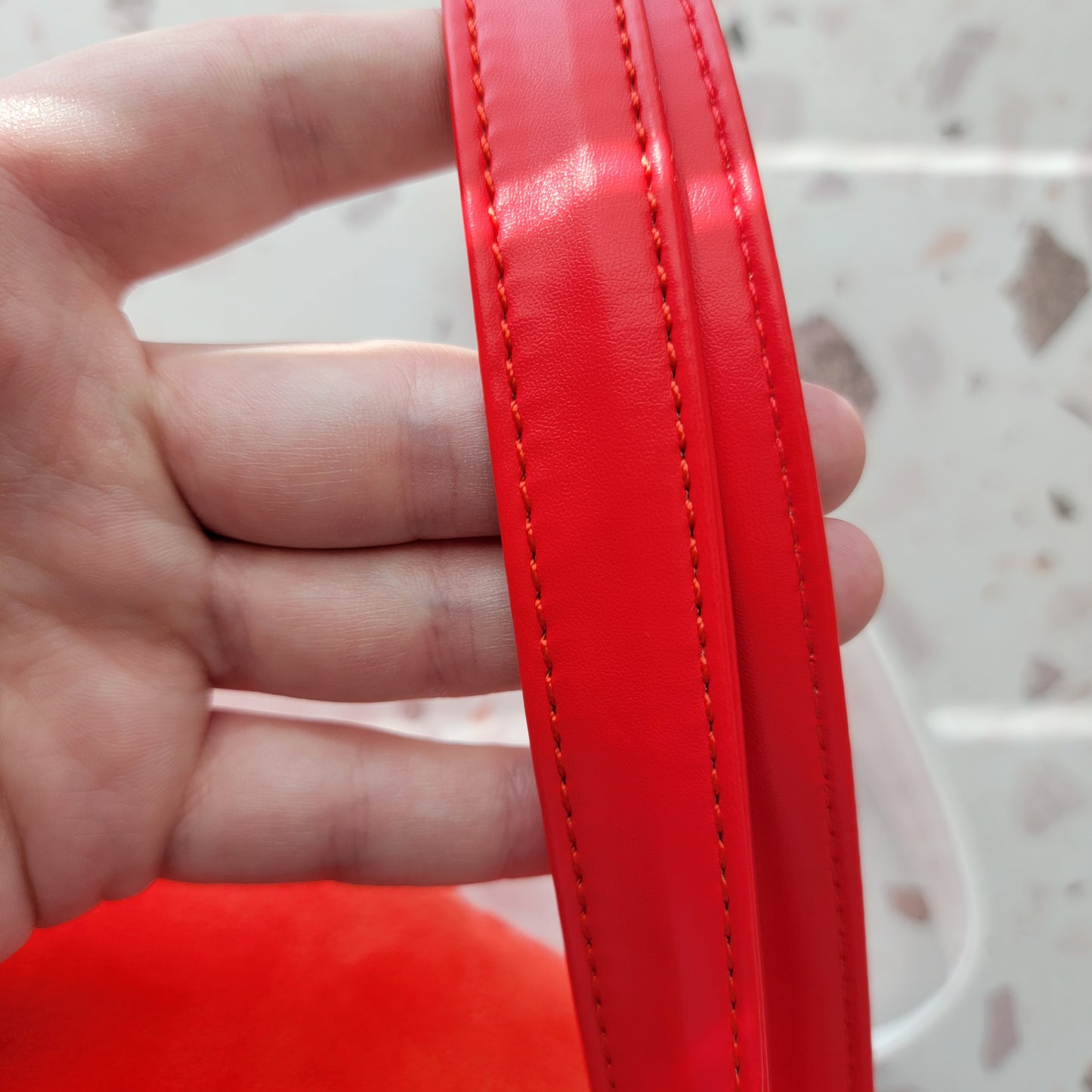 Plush Pill Capsule Crossbody Bag