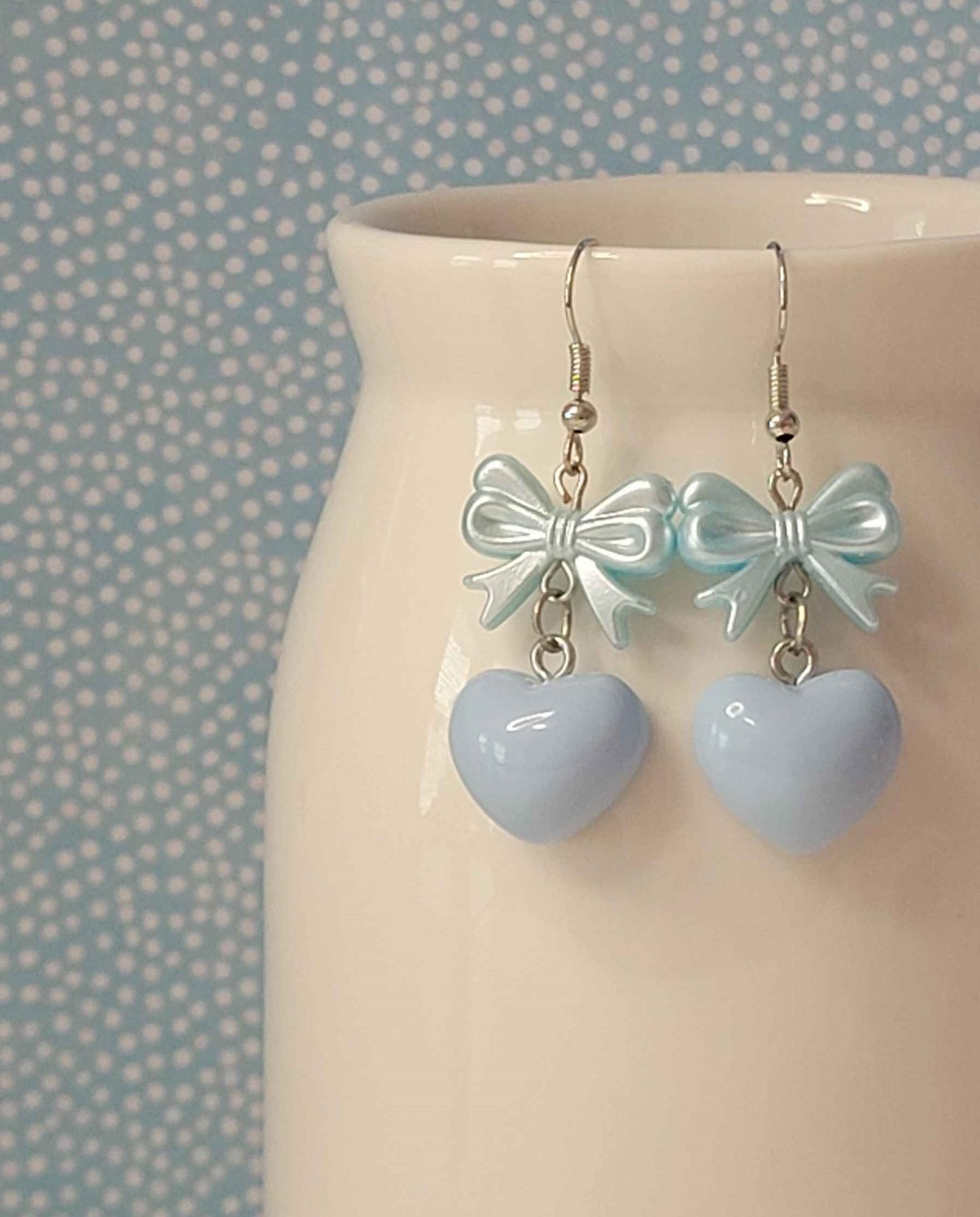 PPG Blue Bubbles Earrings (Pierced)